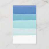 Cartes d'affichage pour bijoux bleus (Dos)