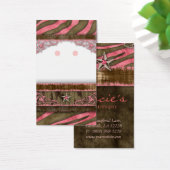 Cartes d'affichage pour bijoux Cute Zebra Star (Bureau)