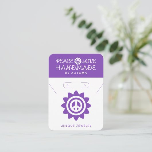 Cartes d'affichage pour bijoux de code QR d'entrep (Debout devant)