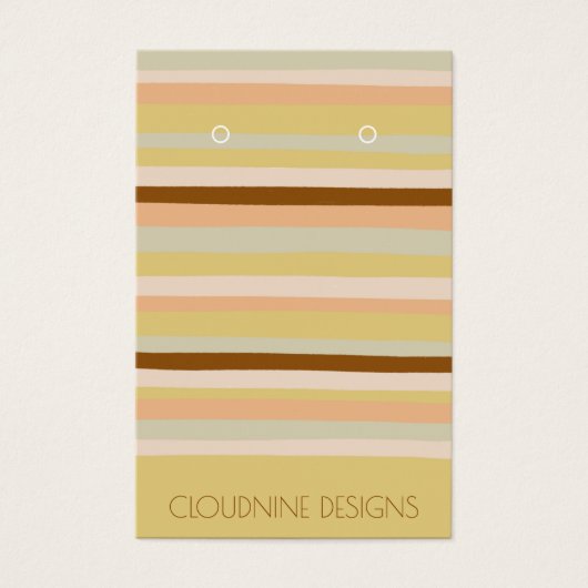 Cartes d'affichage pour bijoux en collier de charm (Devant)