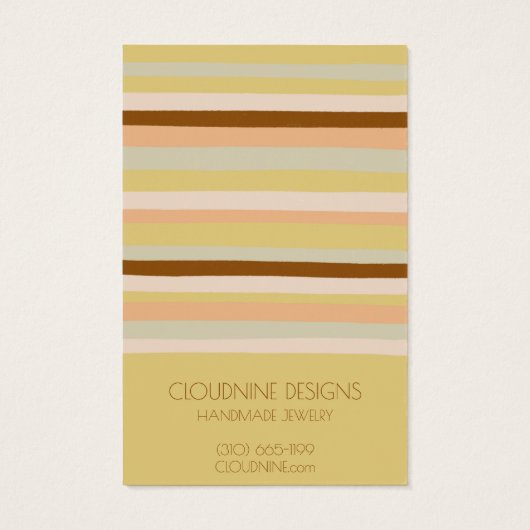 Cartes d'affichage pour bijoux en collier de charm (Dos)