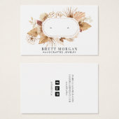 Cartes d'affichage pour bijoux Floral (Devant & derrière)