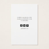 Cartes d'affichage pour bijoux Floral (Dos)