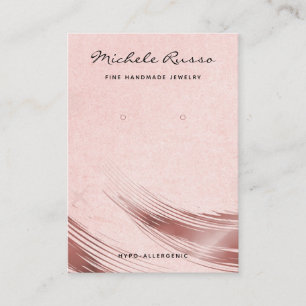 Cartes d'affichage pour bijoux Rosegold de code QR