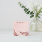 Cartes d'affichage pour bijoux Rosegold de code QR (Debout devant)