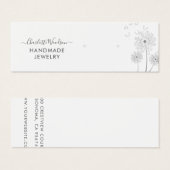 Cartes d'affichage pour étourdissements floraux dé (Devant & derrière)