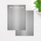 Cartes d'affichage pour la bijouterie en argent (Bureau)