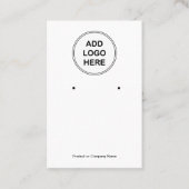 Cartes d'affichage pour logo budget (Devant)