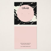 Cartes d'affichage pour oreille à l'oreille artist (Devant & derrière)