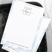 Cartes d'affichage pour oreille bleu pâle