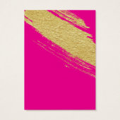 Cartes d'affichage pour oreille pour pinceau rose (Dos)