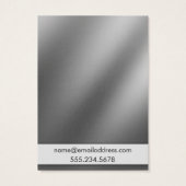 Cartes d'affichage pour porte-oreilles en argent l (Dos)