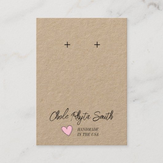 Cartes d'affichage professionnelles - Boucles d'or (Devant)