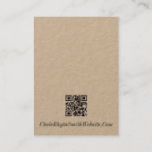 Cartes d'affichage professionnelles - Boucles d'or (Dos)