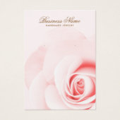 Cartes d'affichage romantique rosée douce (Devant)