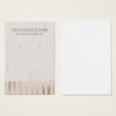 Cartes d'affichage rose Gold Abstrait (Devant & derrière)