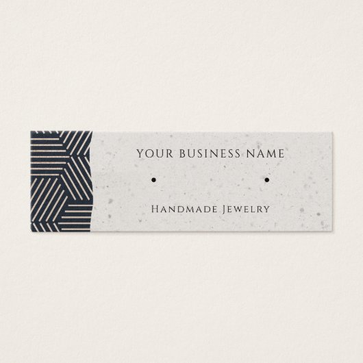 Cartes d'affichage rose Gold Navy (Devant)