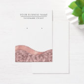 Cartes d'affichage rose Gold Rose Glam (Bureau)