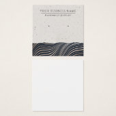 Cartes d'affichage rose Gold Stripes (Devant & derrière)