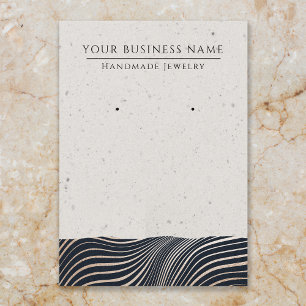 Cartes d'affichage rose Gold Stripes