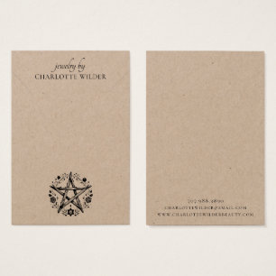 Cartes d'affichage Rustique Pagan Kraft