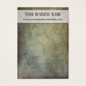 Cartes d'affichage Rustique Vert Jaune (Devant)