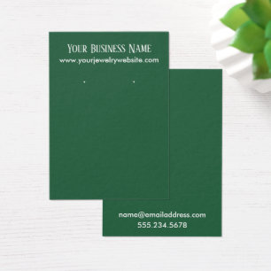 Cartes d'affichage simples du Porte-oreilles vert