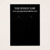 Cartes d'affichage simples et minimes pour le supp (Devant)