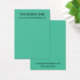Cartes d'affichage simples Porte-oreilles vert Bis
