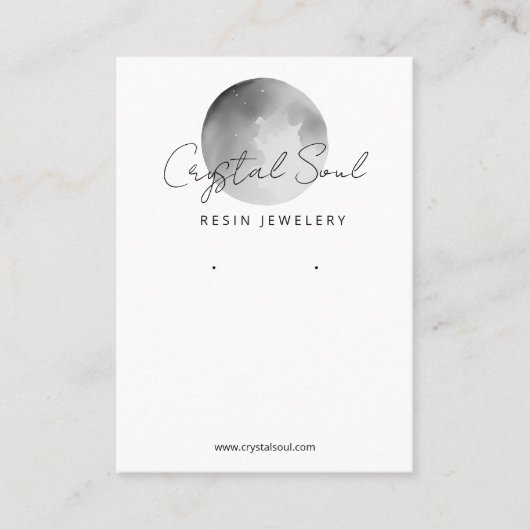 Cartes d'affichage sur le thème de la lune (Devant)