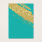 Cartes d'affichage turquoise pour l'obtention de p (Dos)