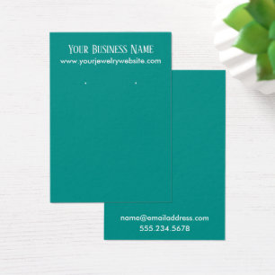 Cartes d'affichage Turquoises simples et minimes p