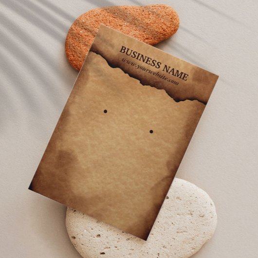 Cartes d'affichage Vieux papier brûlé