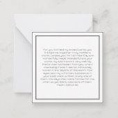 Cartes d'Affirmation quotidiennes (Dos)