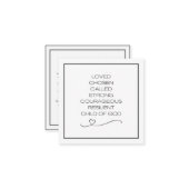 Cartes d'Affirmation quotidiennes (Devant/Arrière en situation)