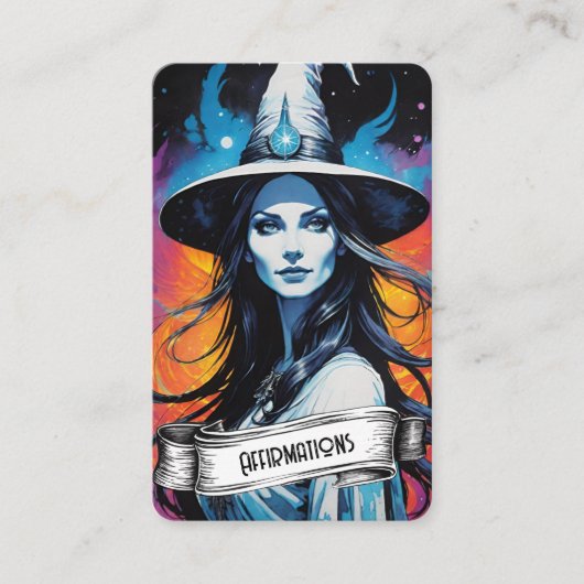 Cartes d'affirmation vierges (Devant)