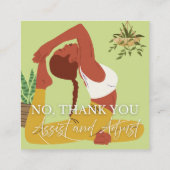 Cartes d'aide au yoga (Dos)