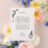 Cartes d'aide-mémoire pour les rubans et champagne