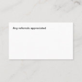 Cartes d'aiguillage d'entreprise Photo Realtor (Dos)