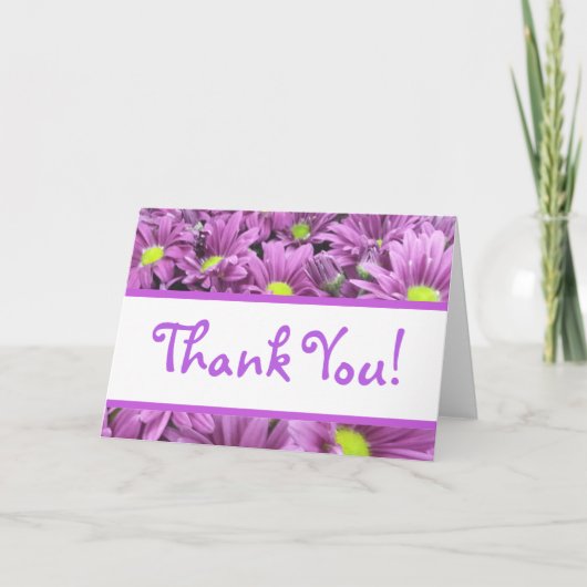 Cartes Daisy Merci (Devant)
