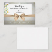 Cartes Daisy Merci (Devant / Derrière)