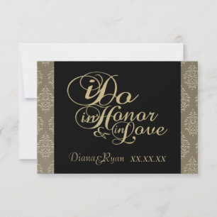 Cartes Damas Champagne RSVP
