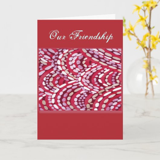 Cartes d'amitié- (Fleur jaune)