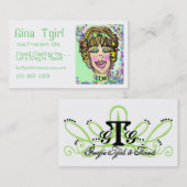 Cartes d'amitié - conception de GA Tgirl (Devant / Derrière)