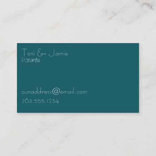 Cartes d'amitié de robots (Dos)