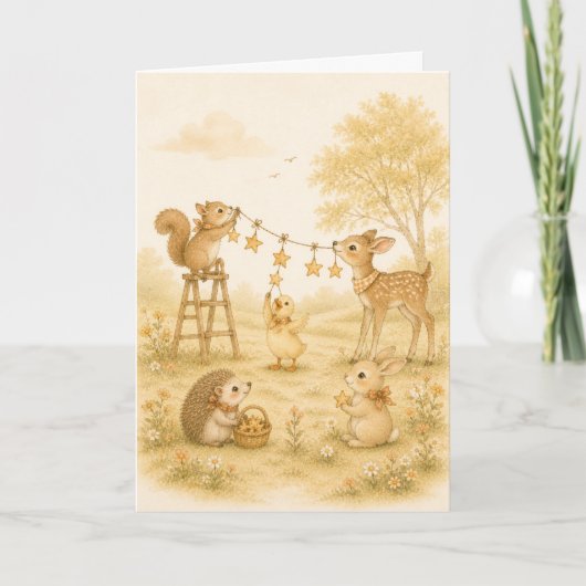 Cartes d'amitié Petites Étoiles  (Devant)