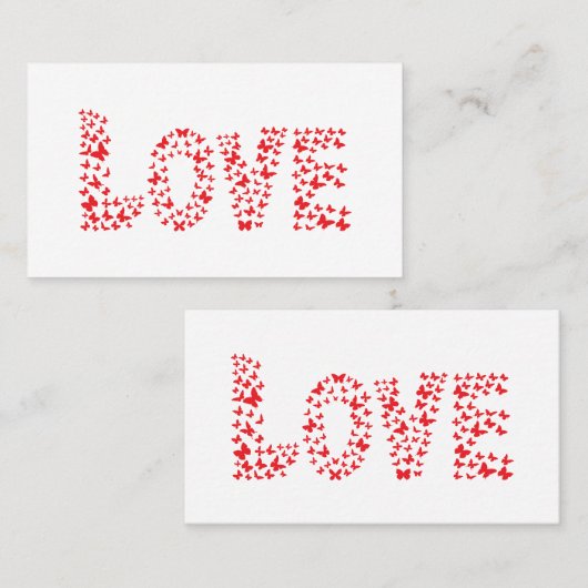 cartes d'amour (Devant / Derrière)