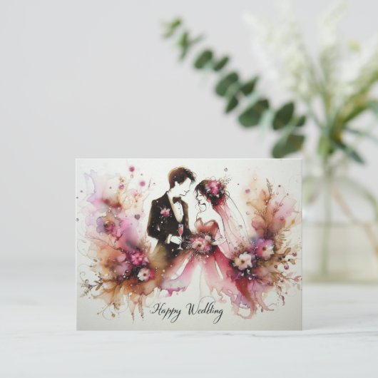 Cartes d'Amour Mariage (Debout devant)