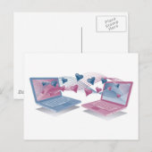 Cartes d'amour pour ordinateur portable (Devant / Derrière)