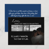 Cartes d'amour vraies (Devant / Derrière)